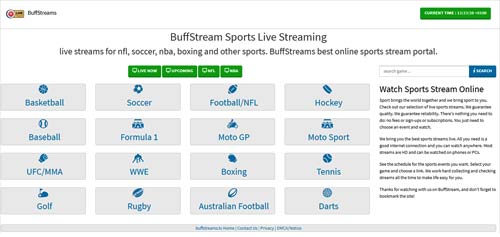 Buffstream Online | Buff Sports Streaming Portal