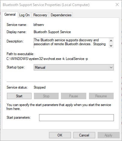 Windows 10 Services
