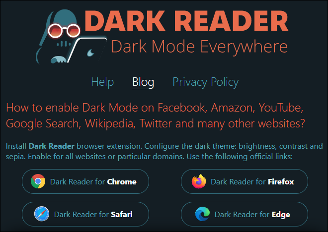 Enable Reddit Dark Mode