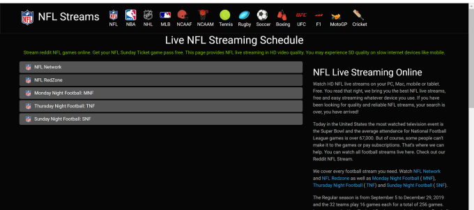 NFL-streams