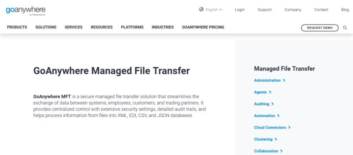 Managed File Transfer Software