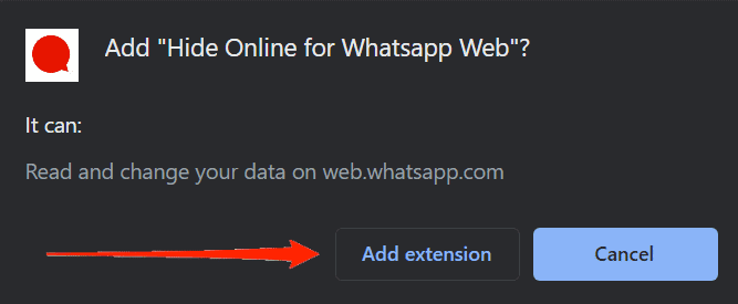 Hide Online Status WhatsApp Web