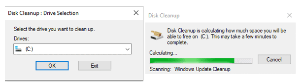 Not Enough Disk Space For Windows 10 Update