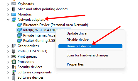 No WiFi Networks Found Windows 11