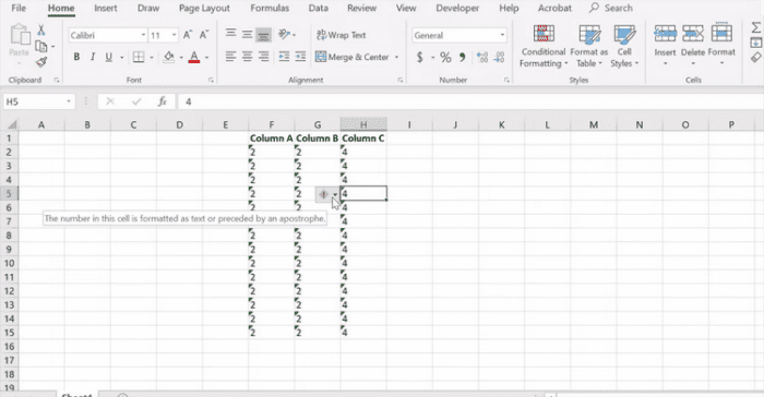 Excel Formulas Not Working