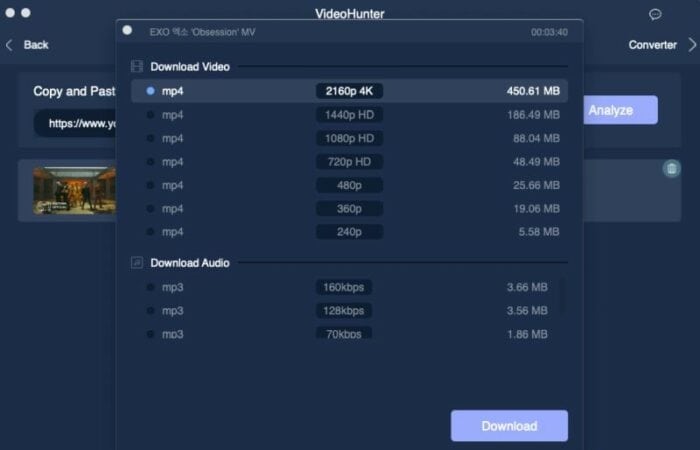 3 Steps to Download Any Video in High Quality for Free via VideoHunter